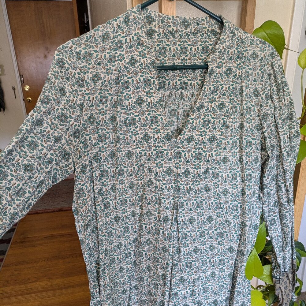 Vintage Green Tunic Dress